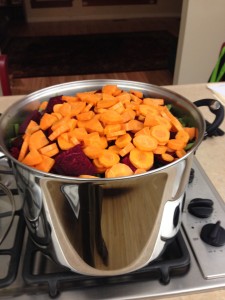 Homemade Carrot and Beet Soup